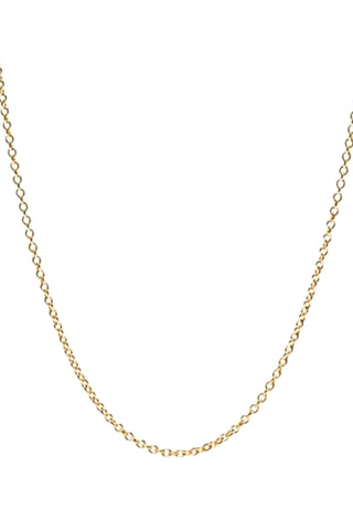 Lange Ketting - Zilver Doublé Geelgoud