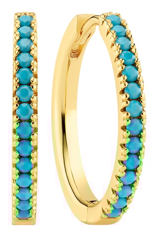 Argolas - Prata banhada a ouro amarelo