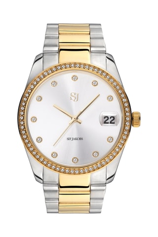 Doublée Geelgouden Quartz Horloge