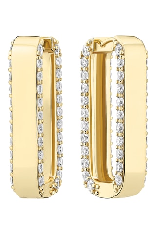 Argolas - Prata banhada a ouro amarelo