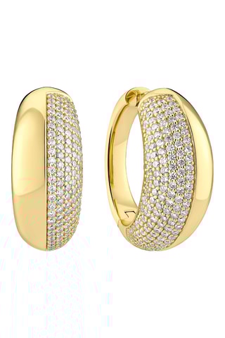 Argolas - Prata banhada a ouro amarelo