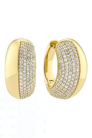 Argolas - Prata banhada a ouro amarelo