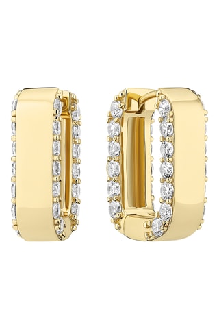 Argolas - Prata banhada a ouro amarelo