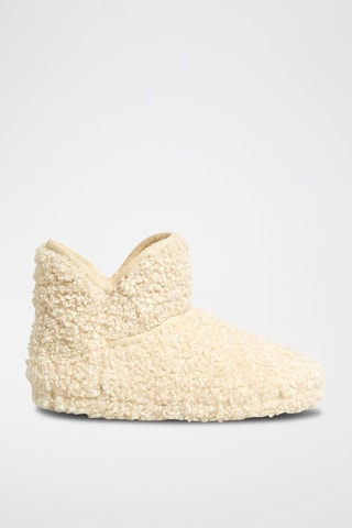 Chaussons fourrés Octavie - Ecru - Etam