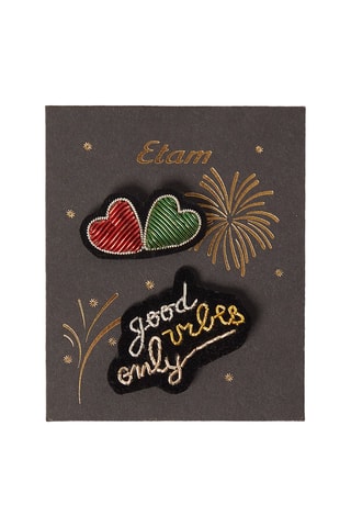 2 barrettes à cheveux Snow Multicolore - Etam