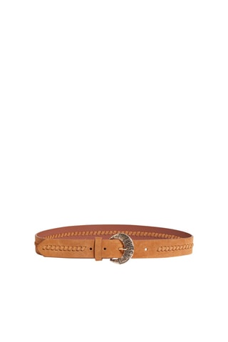 Ceinture en cuir - Marron - Etam
