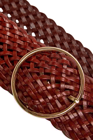 Ceinture en cuir  Hortense - Marron  - Etam