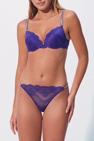 Tanga Starlettiz - Bleu - Undiz