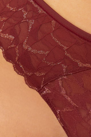 Tanga Tabby Plus Size - Bordeaux - Etam