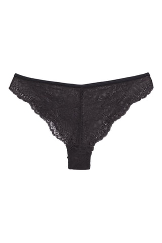 Tanga Lace 360 - Noir - Etam