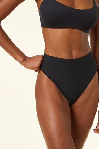 String Perfect Coton  - Noir - Etam