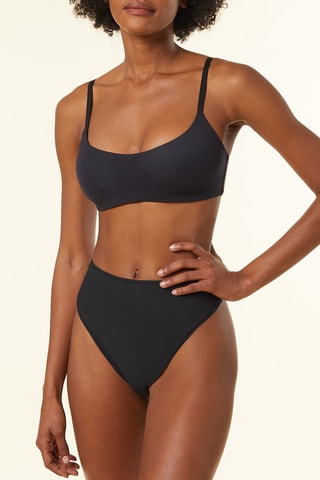 String Perfect Coton  - Noir - Etam