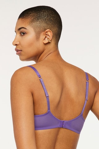 Soutien-gorge ampliforme Steamy Floral - Violet  - Savage x Fenty