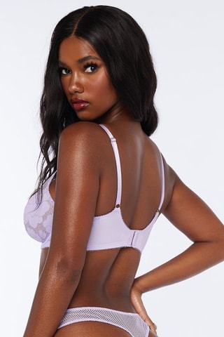 Soutien-gorge en dentelle Floral Glow - Mauve - Savage x Fenty