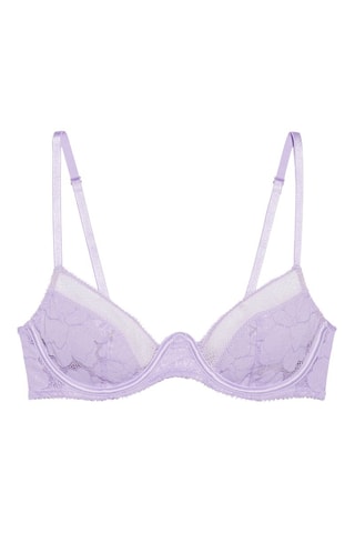 Soutien-gorge en dentelle Floral Glow - Mauve - Savage x Fenty
