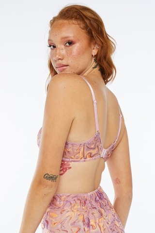 Soutien-gorge Xray Vision - Mauve et orange - Savage x Fenty