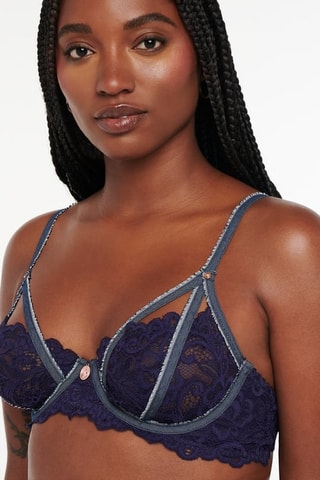 Soutien-gorge Framed In Denim - Bleu marine - Savage x Fenty