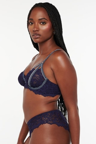 Soutien-gorge Framed In Denim - Bleu marine - Savage x Fenty