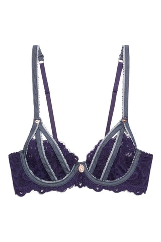 Soutien-gorge Framed In Denim - Bleu marine - Savage x Fenty