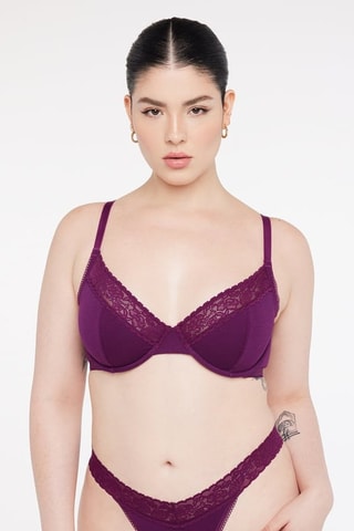 Soutien-gorge Cotton Essentials - Violet - Savage x Fenty