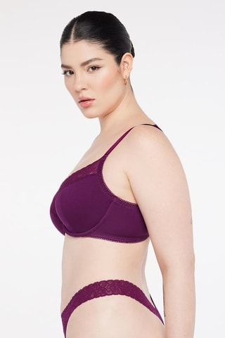 Soutien-gorge Cotton Essentials - Violet - Savage x Fenty