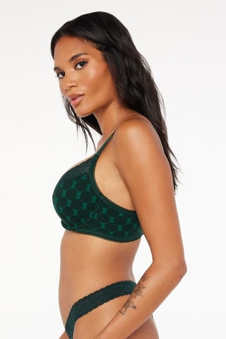 Soutien-gorge Cotton Essentials - Vert foncé - Savage x Fenty