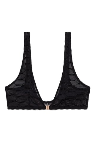 Soutien-gorge Flocked - Noir - Savage x Fenty