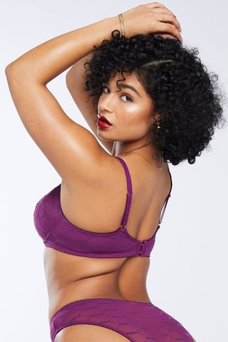 Soutien-gorge Flocked - Violet - Savage x Fenty