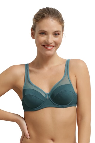 Soutien-gorge Generous Coton Bio - Vert foncé - Dim