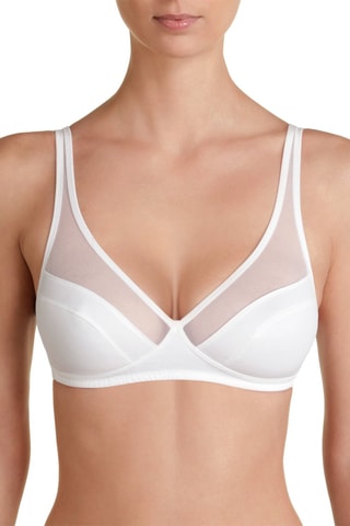 Soutien-gorge ampliforme sans armatures Generous Classique - Blanc - Dim