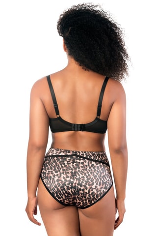 Soutien-gorge ampliforme Charlotte  -  Noir et marron - Parfait