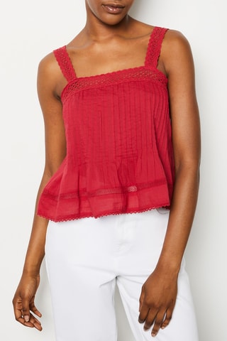 Débardeur - Rouge - Etam