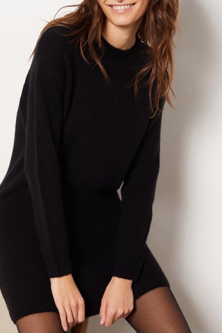 Robe pull - Noir - Etam