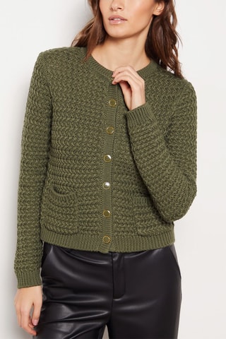 Gilet en laine - Kaki - Etam