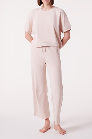 Pantalon wide legs taille haute Berta Dune - Etam