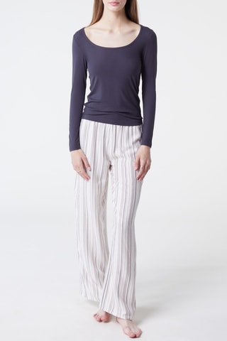 Pantalon wide legs Heyla Ecru - Etam