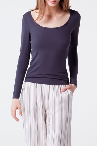 Pantalon wide legs Heyla Ecru - Etam