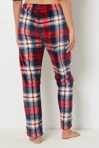 Pantalon droit  Eda - Rouge et bleu marine  - Etam