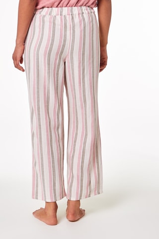 Pantalon wide legs en lin taille haute Roan Ecru - Etam