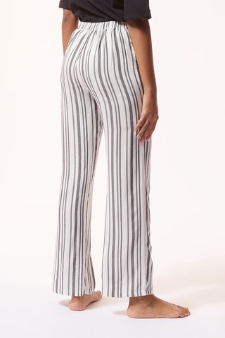 Pantalon wide legs taille haute Iliana Noir - Etam