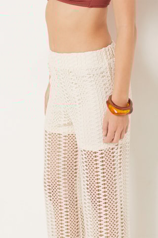 Pantalon de plage - Ecru - Etam