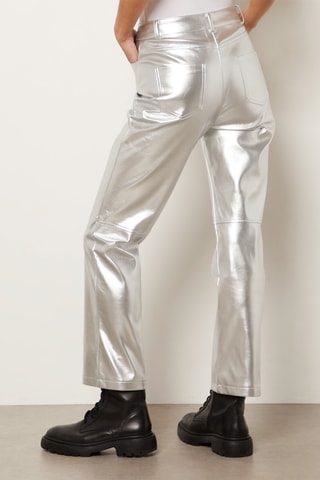 Pantalon droit - Argenté - Etam