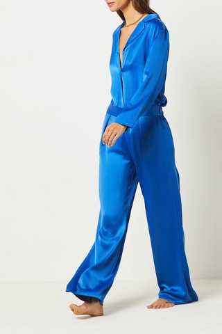 Pantalon taille haute - Bleu roi - Etam