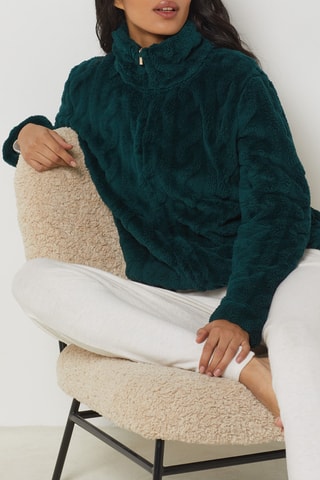 Veste de pyjama Nalane - Vert sapin - Etam