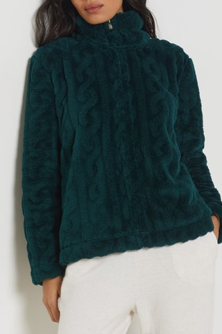 Veste de pyjama Nalane - Vert sapin - Etam