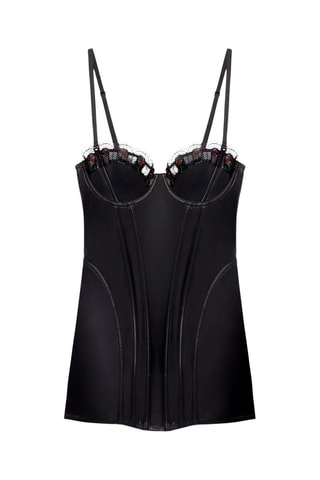 Corset Renaissance Rose - Noir - Savage x Fenty