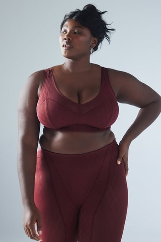 Brassière de sport Peak performance - Bordeaux - Savage x Fenty