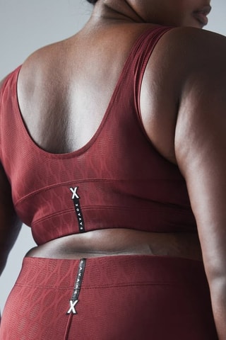 Brassière de sport Peak performance - Bordeaux - Savage x Fenty