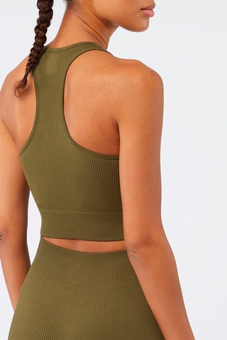 Crop top Active Kaki olive
 - Etam
