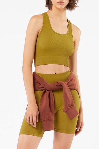 Crop top Acty Kaki olive - Etam